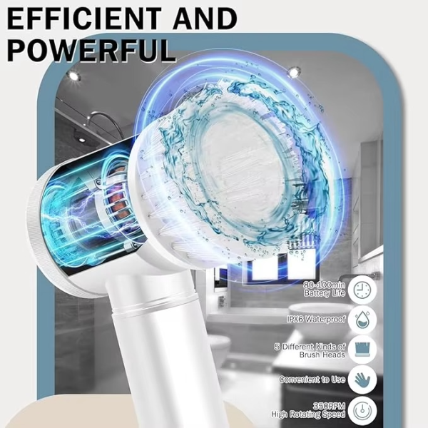 Wireless Magic Cleaning Brush β Rechargeable